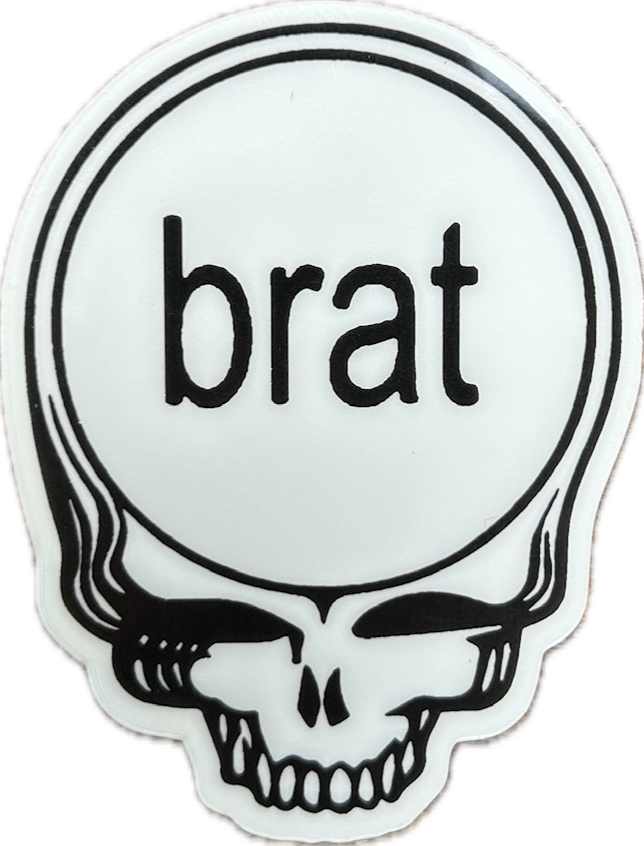 Brat 3:16 Glow in the Dark Sticker